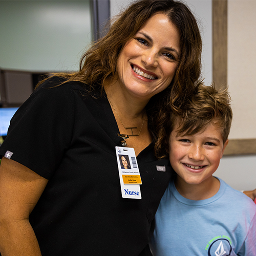 Nurse and student